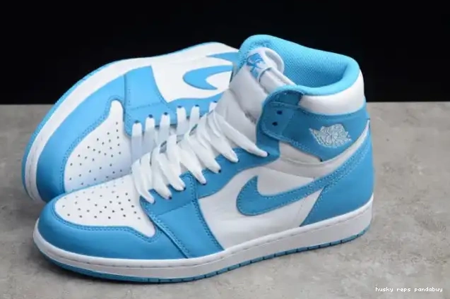 Rep Husky Jordan High OG Air 555088-117 Retro 1 'UNC' 0420
